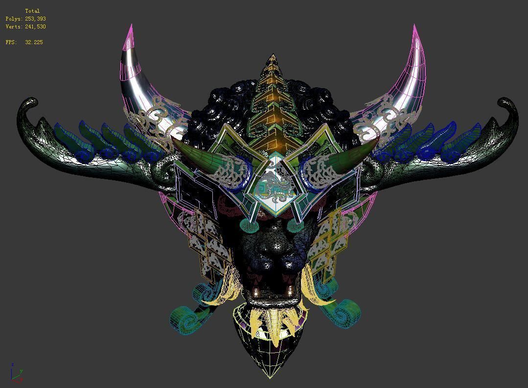 Religious altar - Ngau Tau 3D model_1