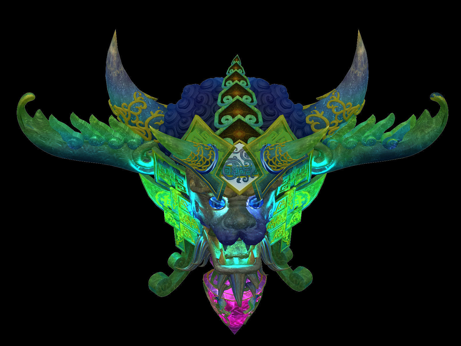 Religious altar - Ngau Tau 3D model_3