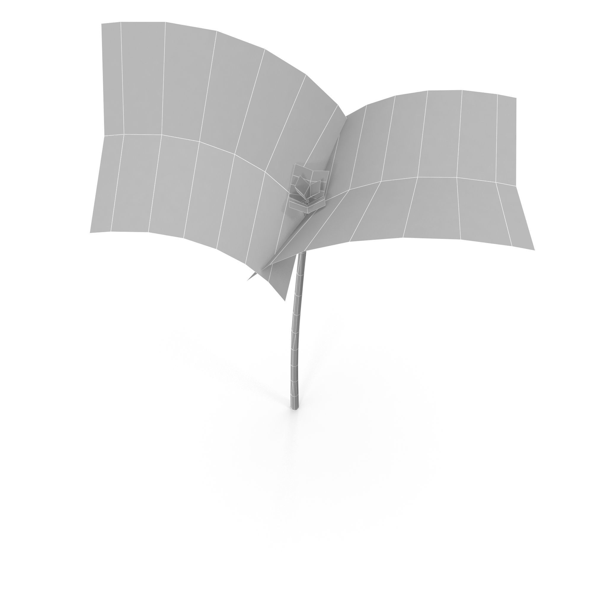 Celery parsley stem Low-poly 3D model_1