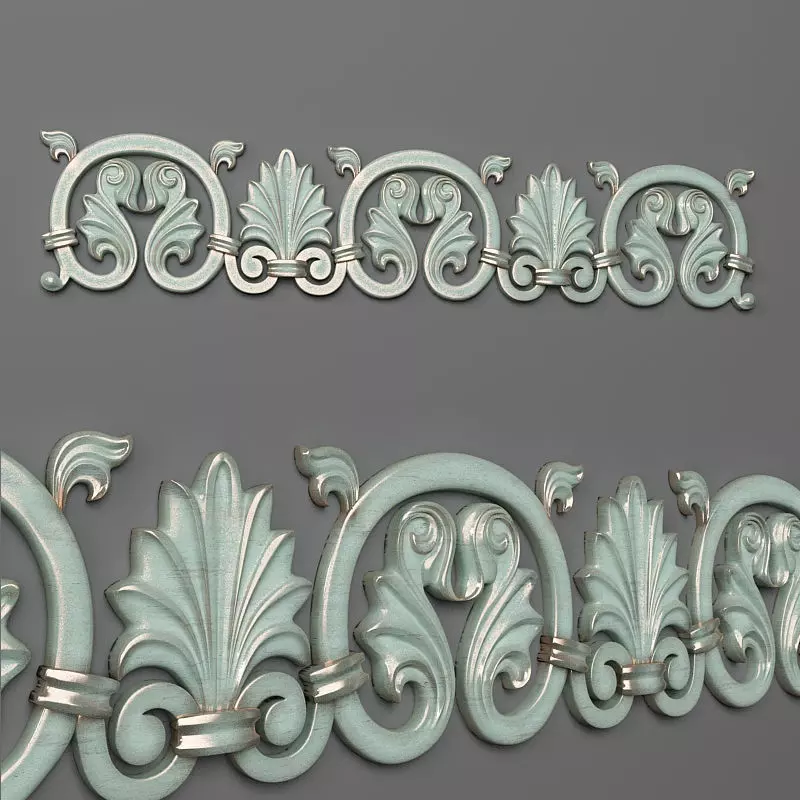 Ornaments-03 decorative border - decorative border 3D print model_0