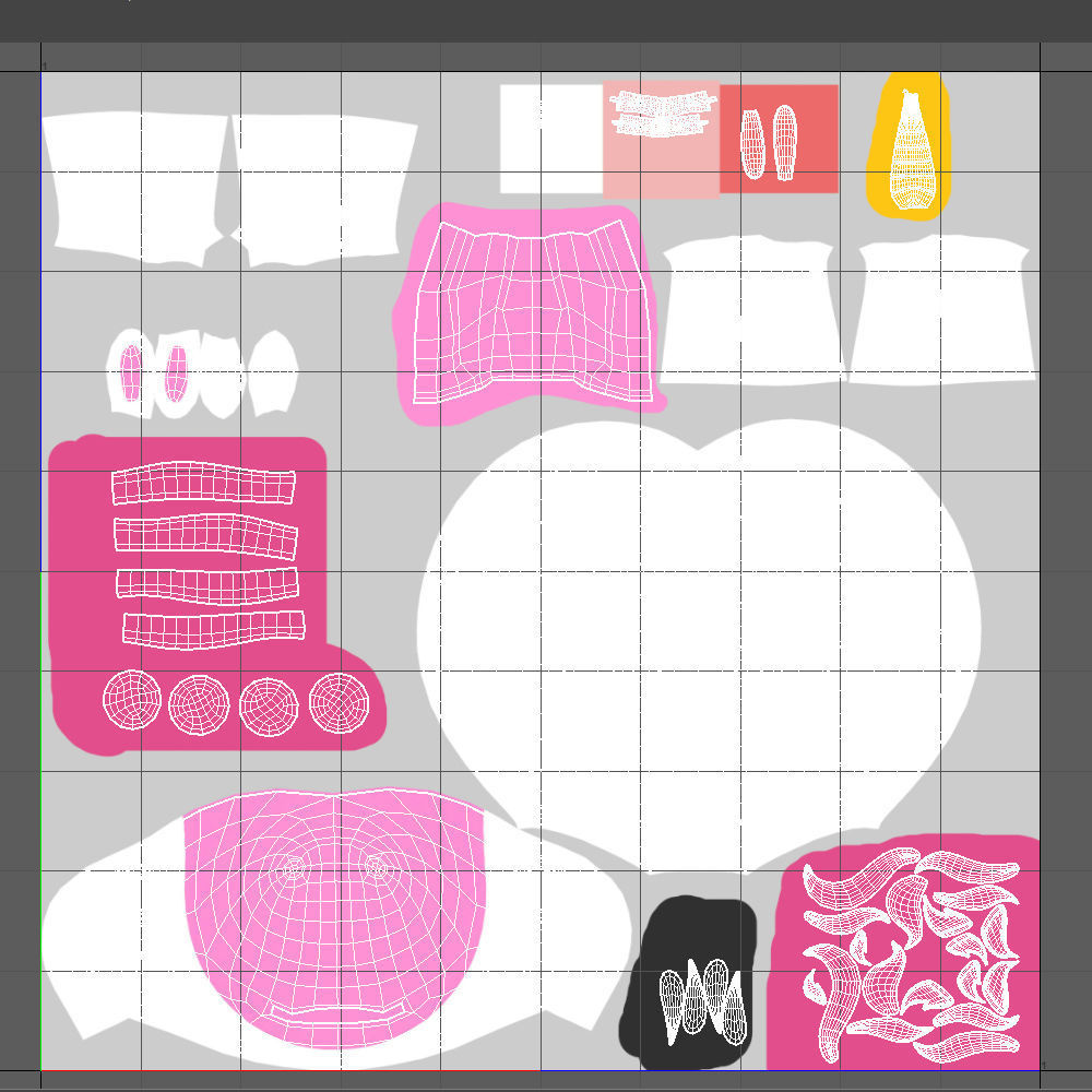 Unicorn Cartoon 3D model_16