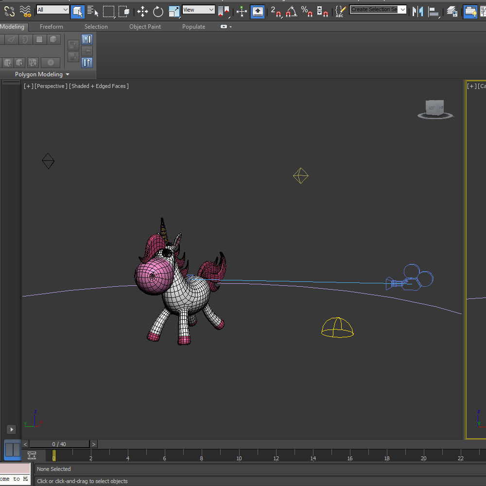 Unicorn Cartoon 3D model_14