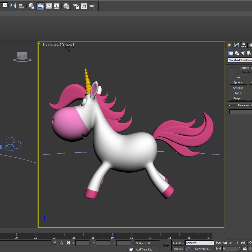 Unicorn Cartoon 3D model_15