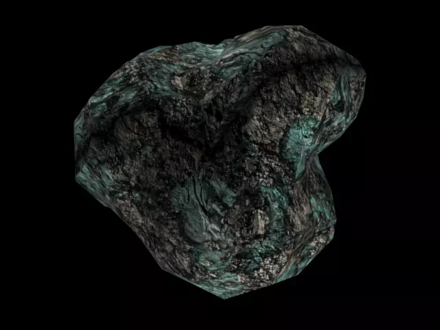Asteroids simple Free low-poly 3D model_0