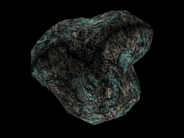 Asteroids simple Free low-poly 3D model