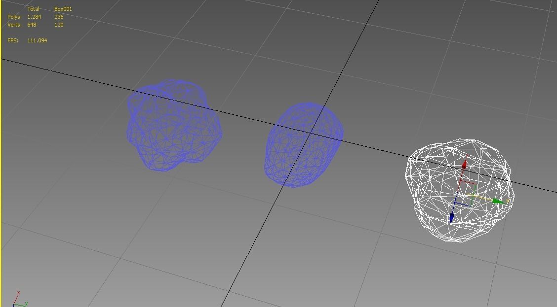 Asteroids simple Free low-poly 3D model_3