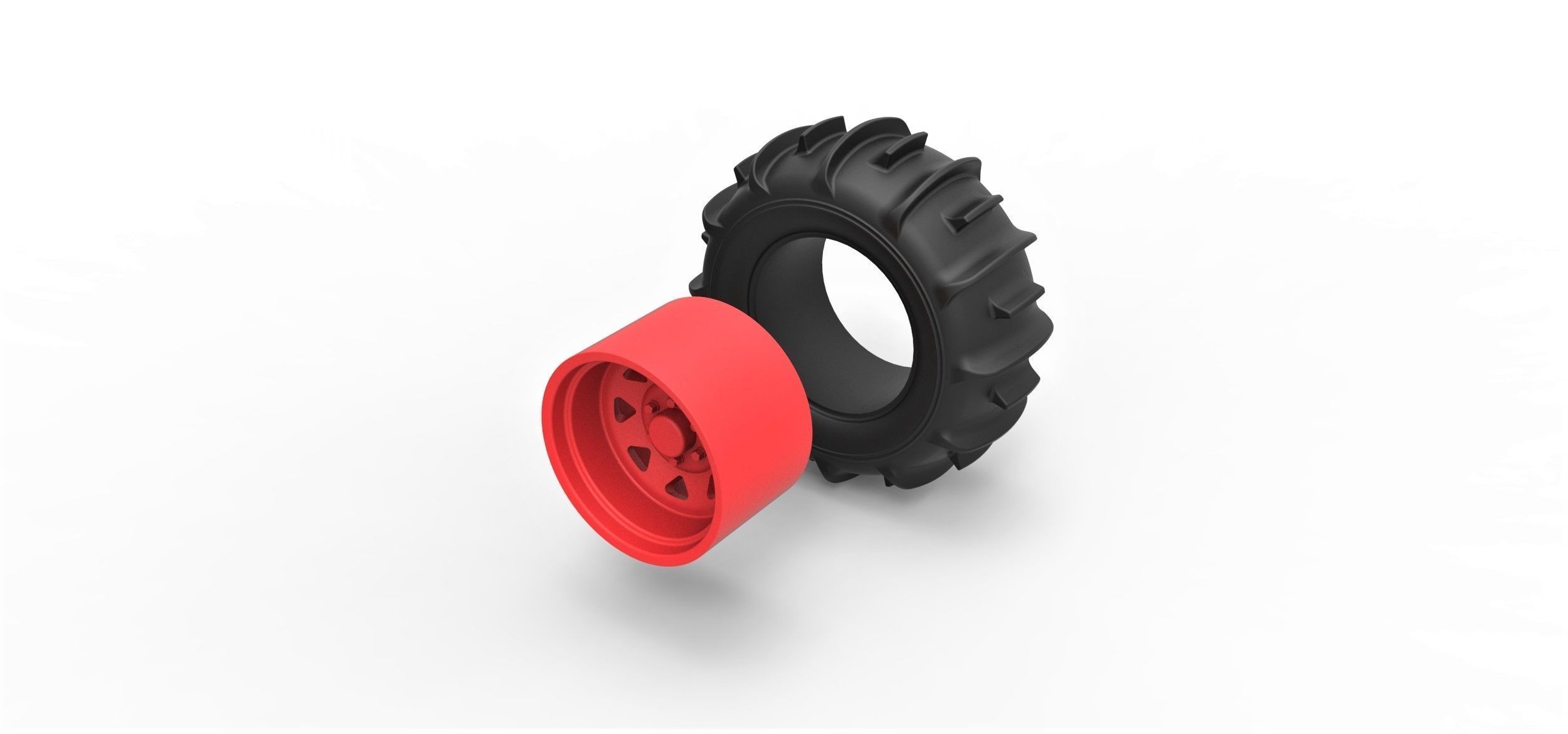  Rear wheel for Dune Buggy 3 3D print model_5