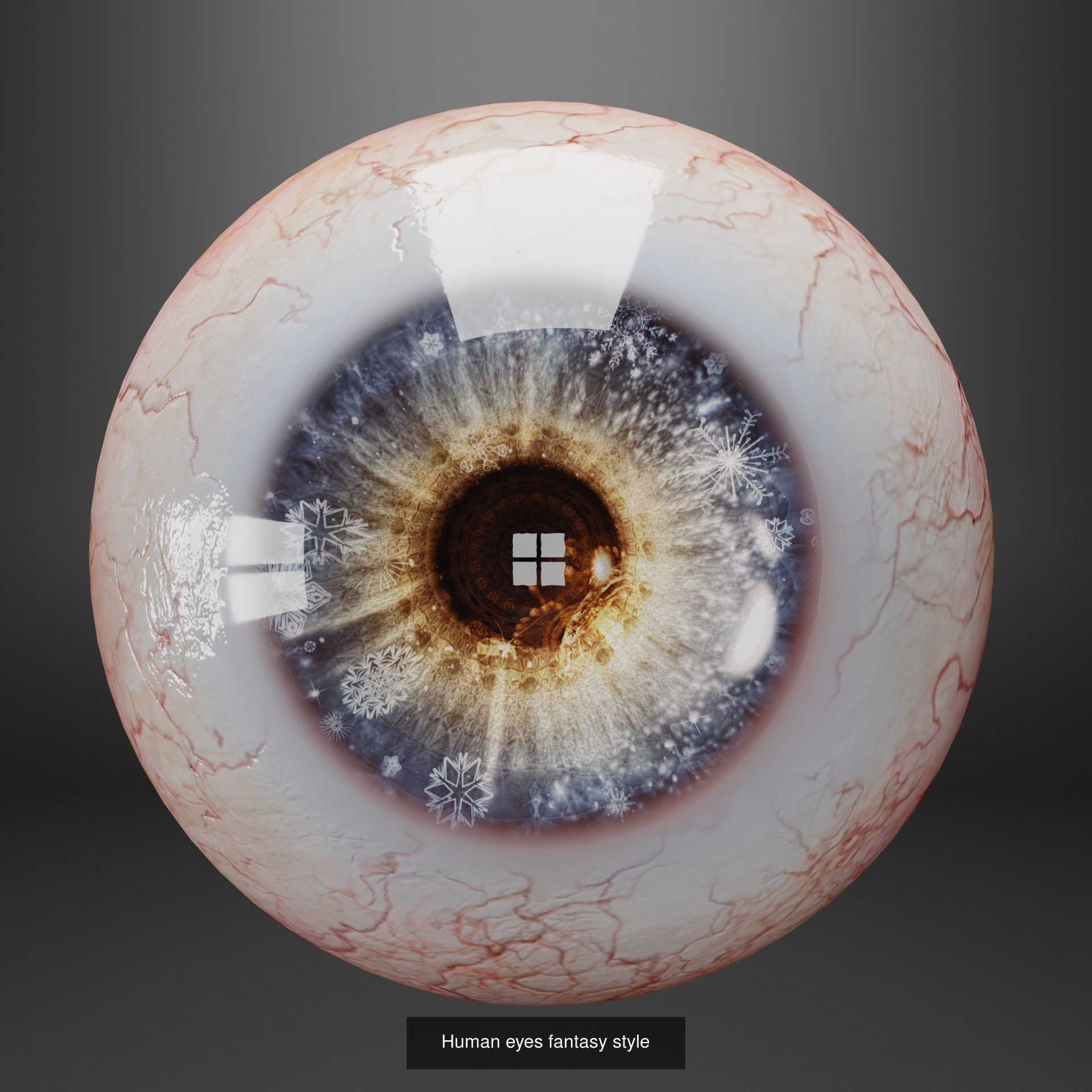 Realistic eyes colloection 3D Model Collection_5