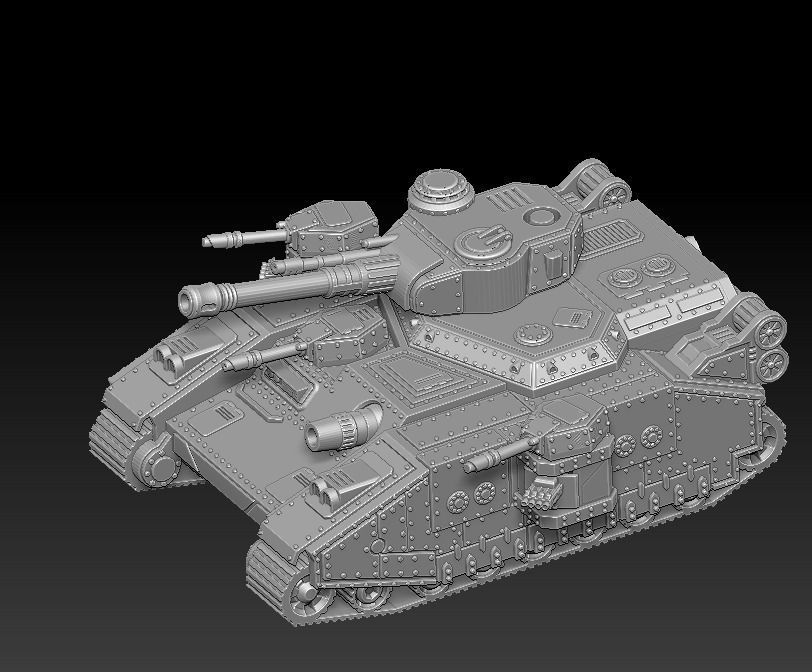 WAR-ENGINS of  Armageddon set 2  3D print model_8