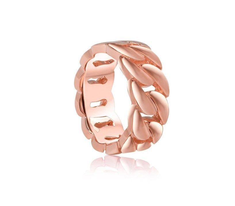 Cuba Chain Ring  3D print model_2