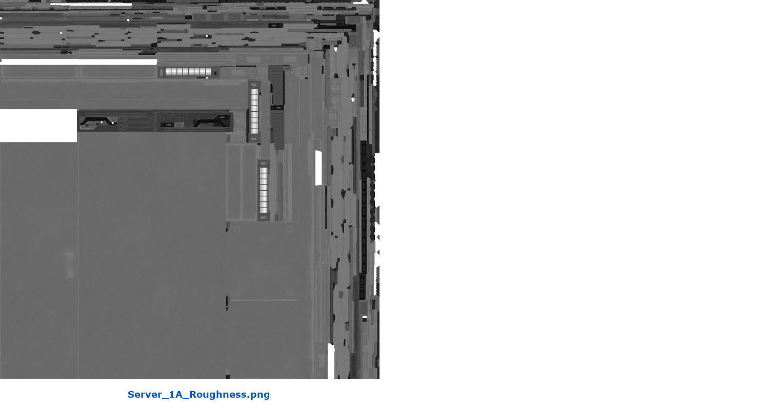 Server 1A Low-poly 3D model_13