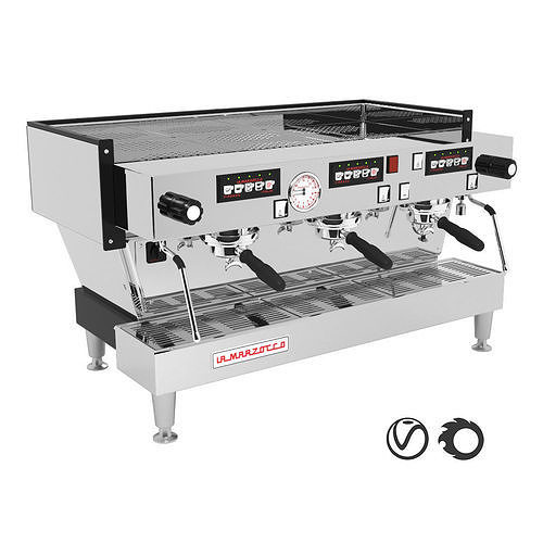 La Marzocco Linea Classic 3 group coffee machine 3D model