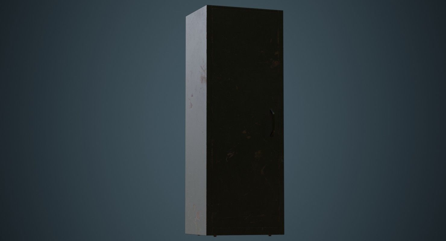 Server 1B Low-poly 3D model_3