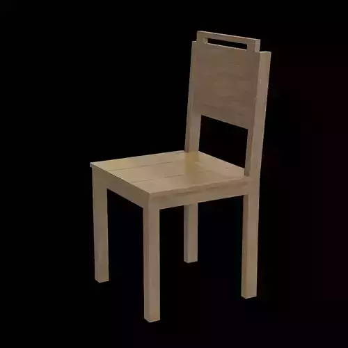 Chair wooden 03