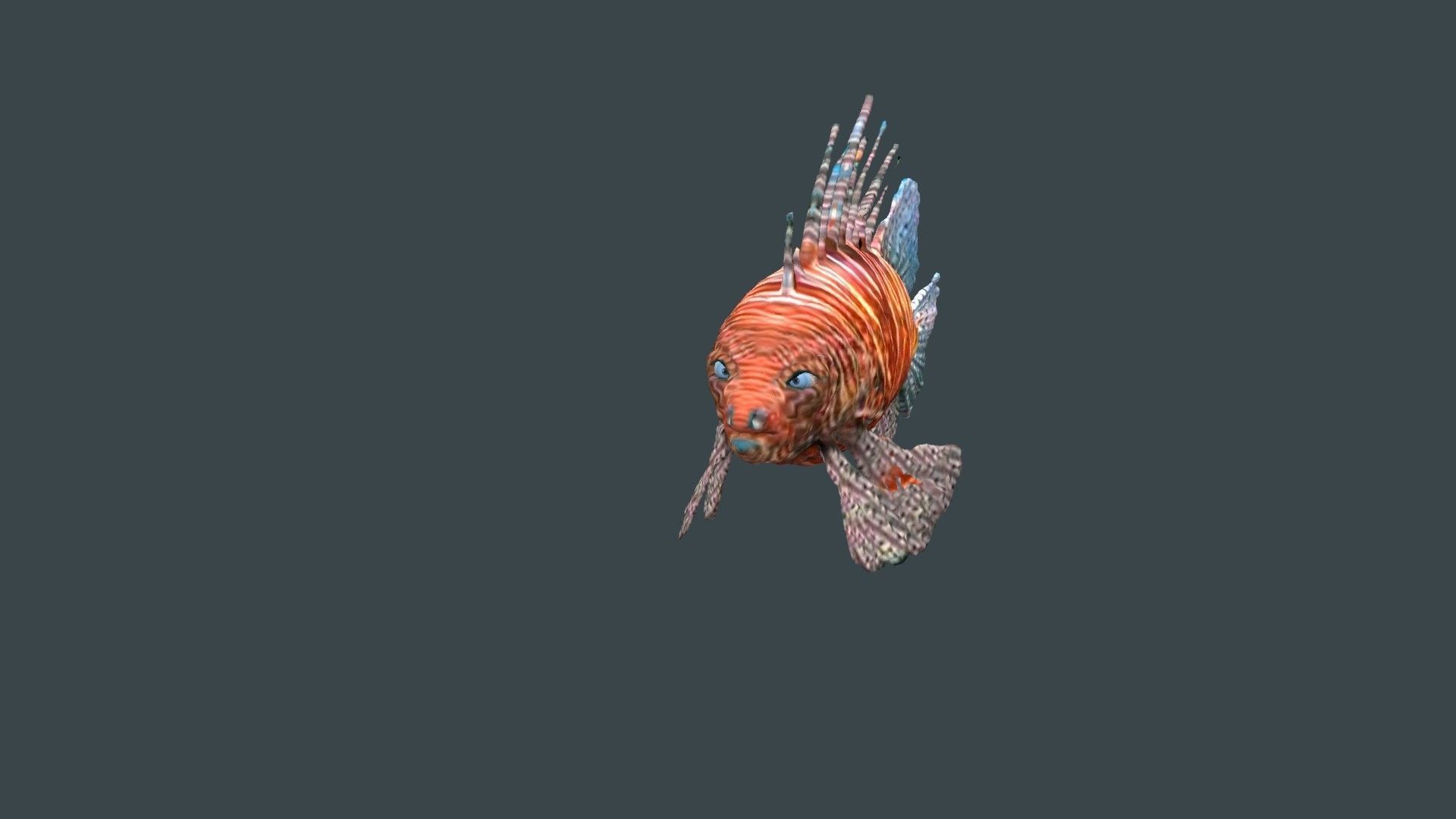 lion fish 3D model_1