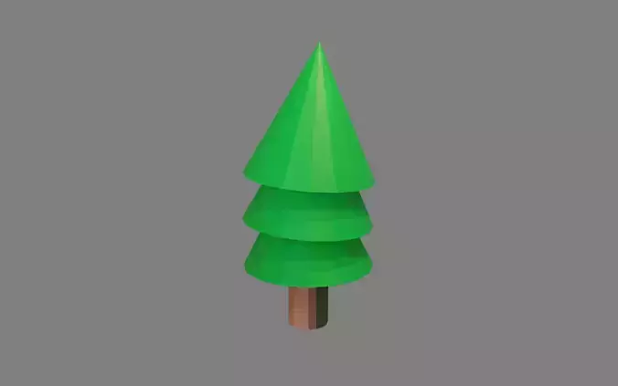 Low Poly Tree pine
