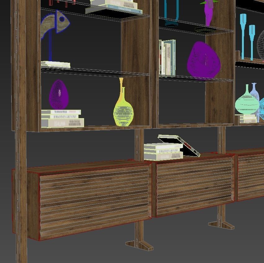 Shelf 3D model 3D model_7