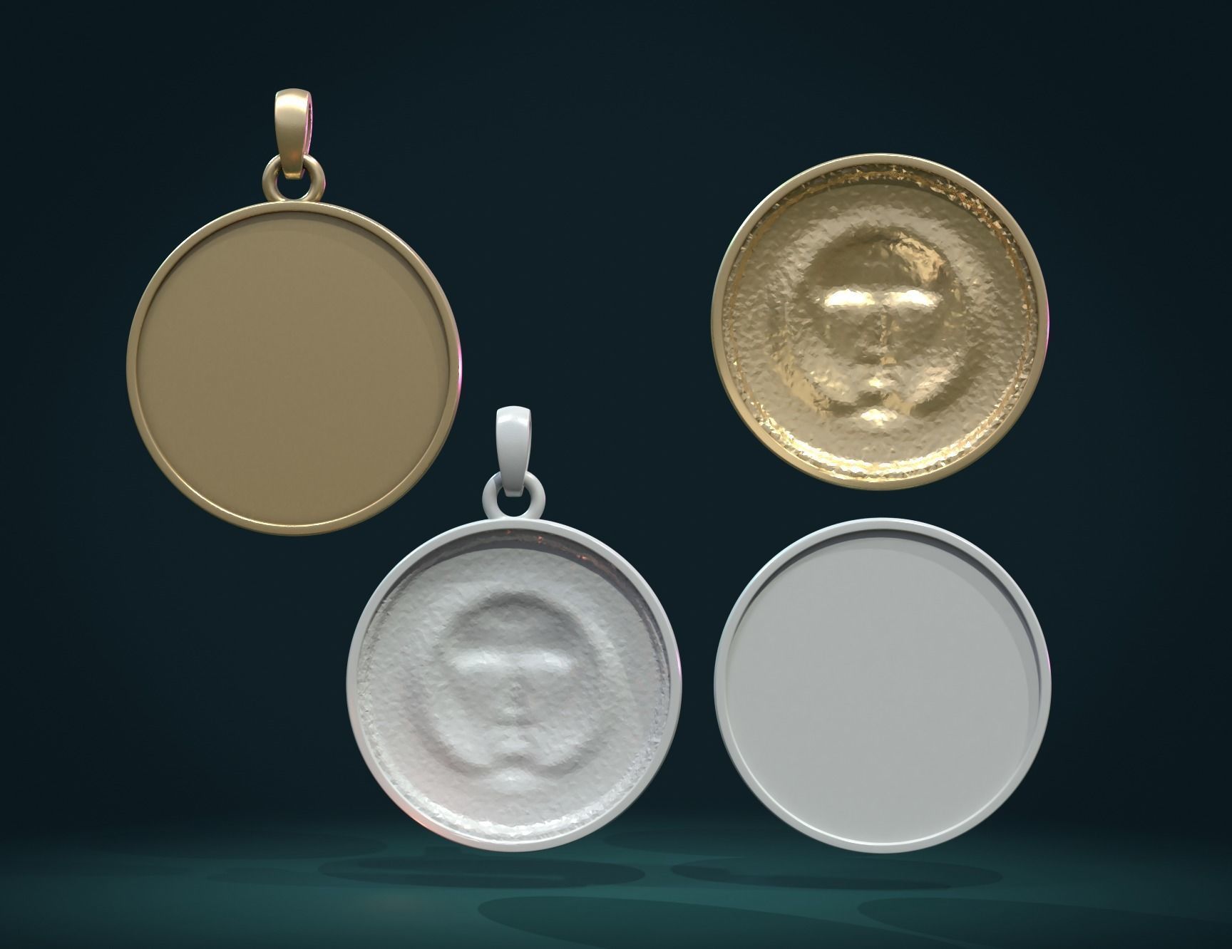 Sun Pendant 3D print model_9