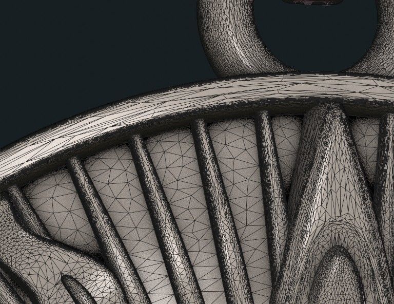 Sun Pendant 3D print model_16