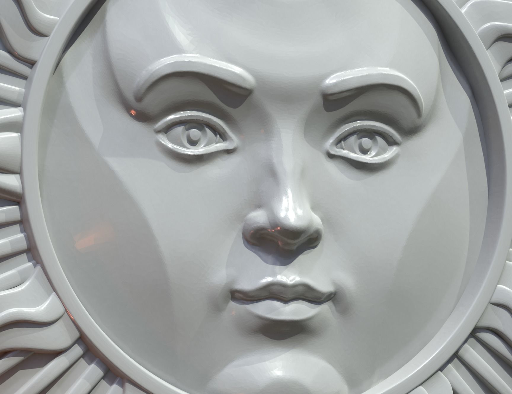 Sun Pendant 3D print model_13