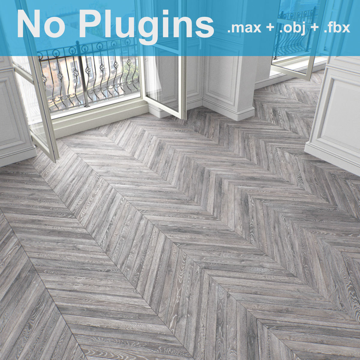 Floor for variatio 1-4 3D model_2