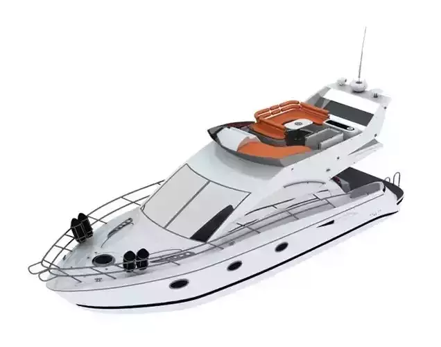 fishing boat model 3D