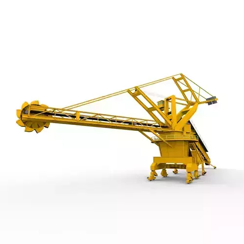 stacker reclaimer 3D model
