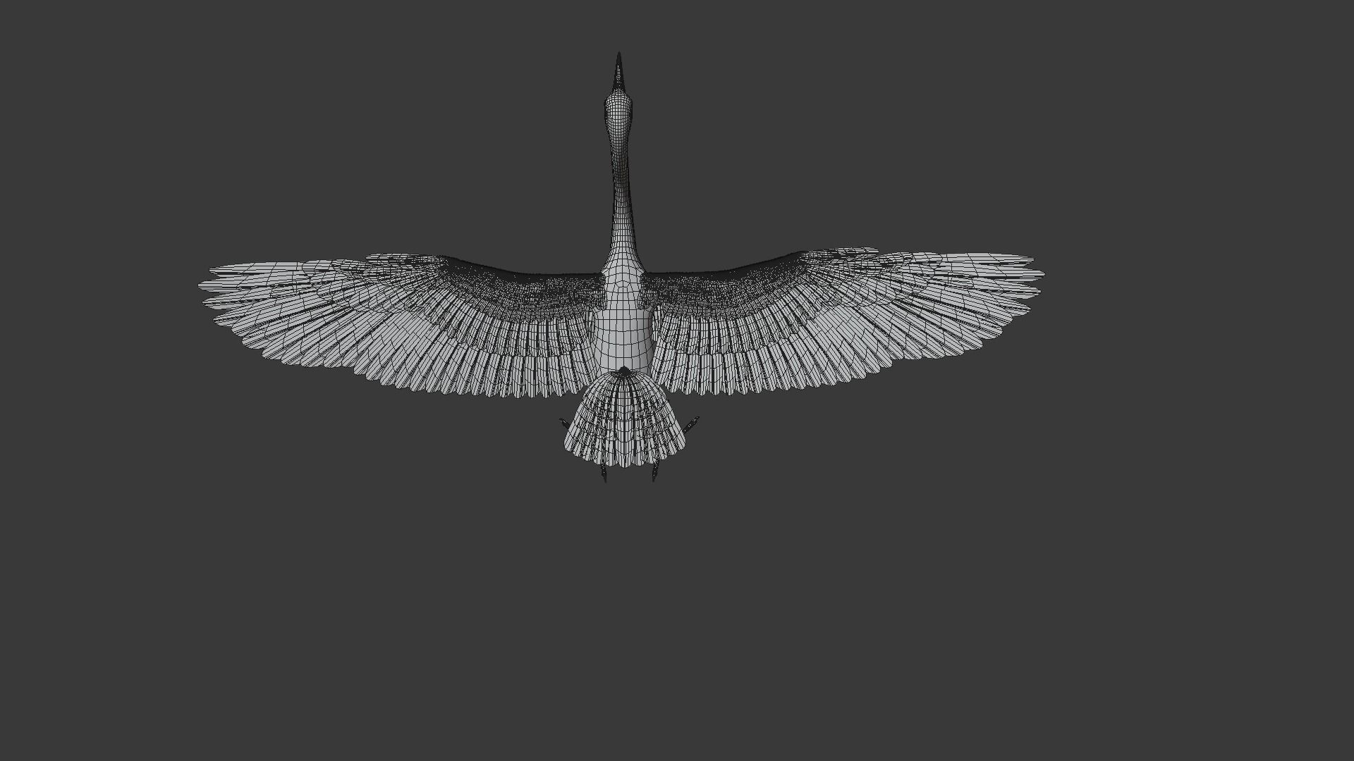 Great Blue Heron - Ardea Herodias 3D model_5