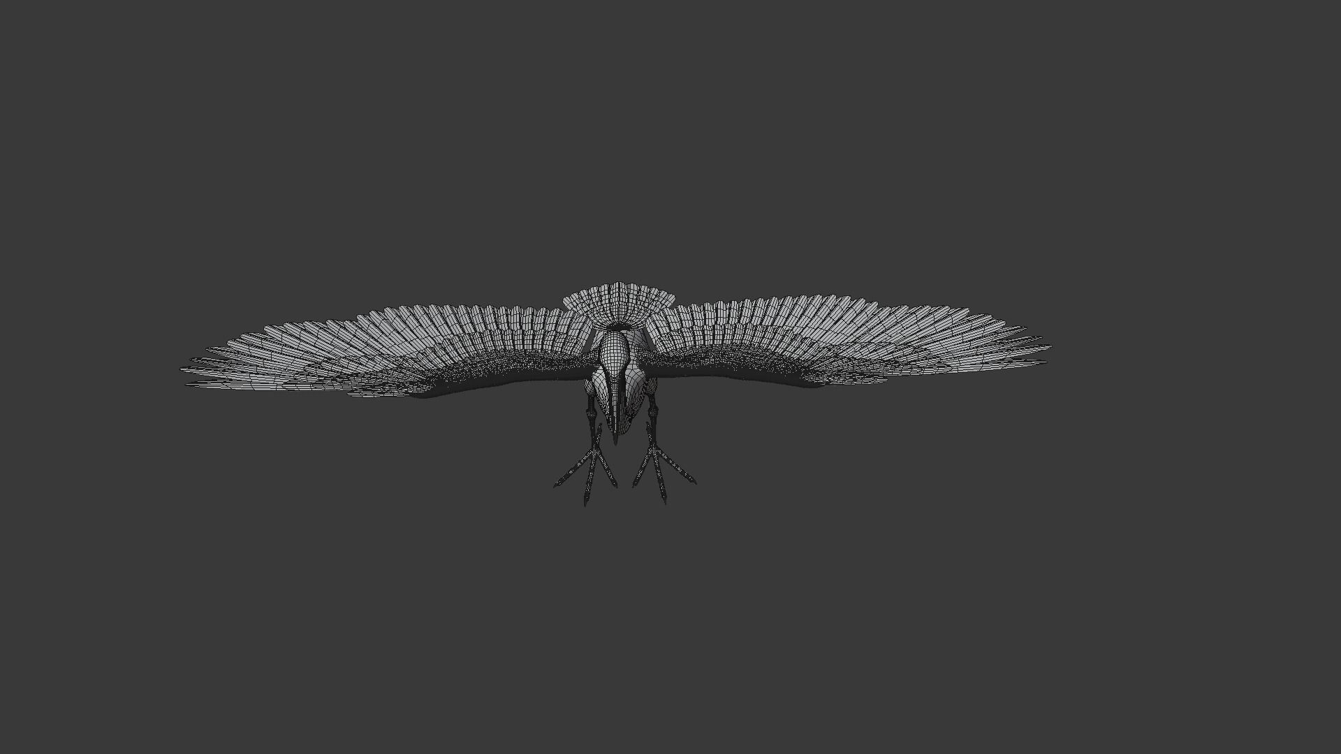 Great Blue Heron - Ardea Herodias 3D model_13