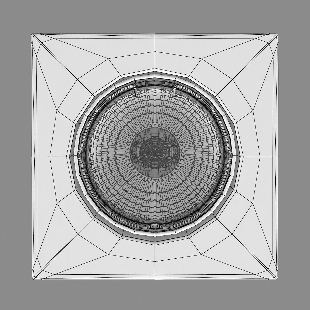 01194x Lega 16 Lightstar recessed spotlight 3D model_14