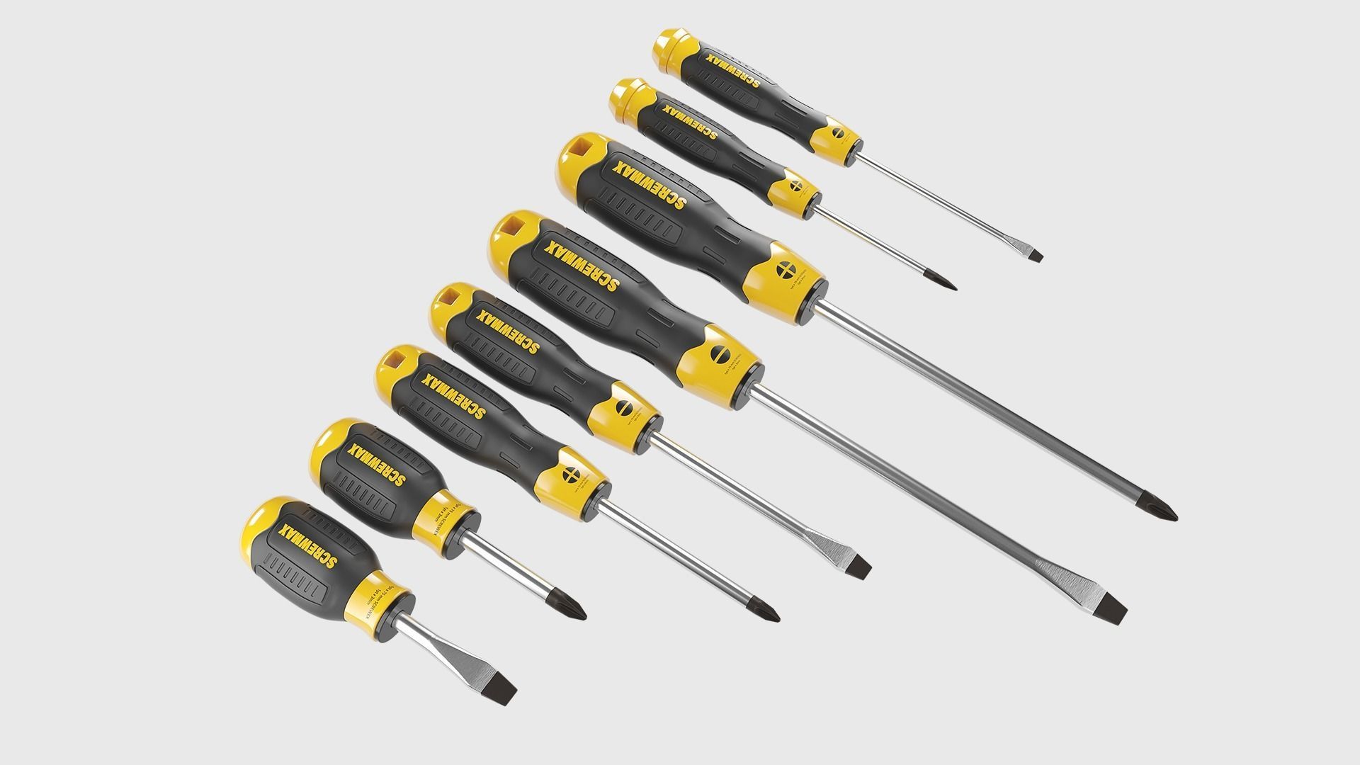 Hand tools collection 3D model_40