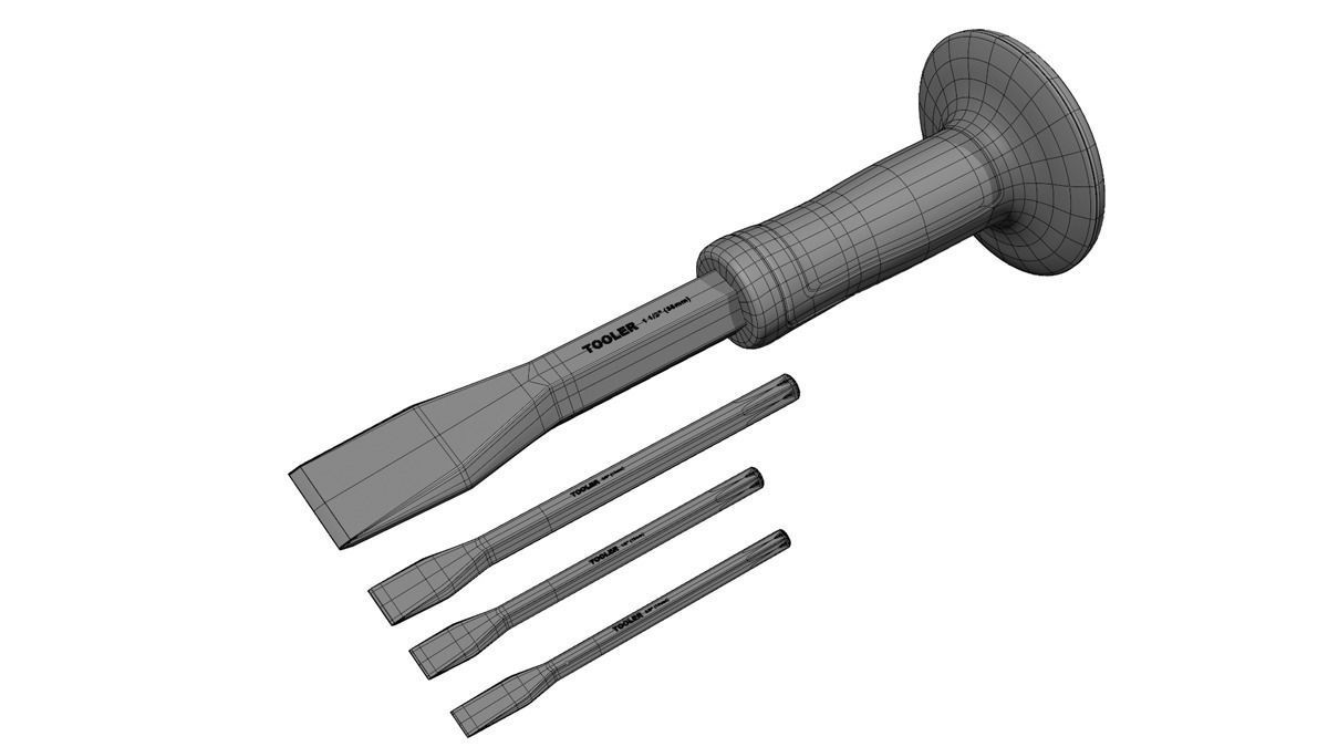 Hand tools collection 3D model_33