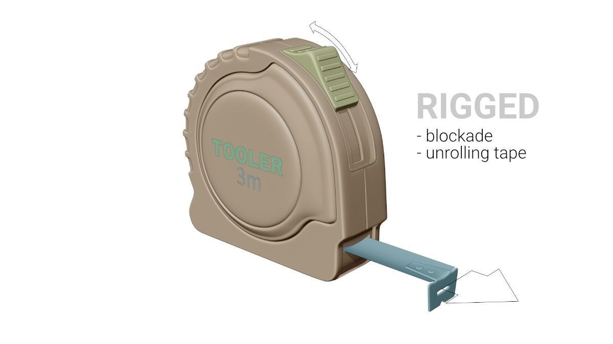 Hand tools collection 3D model_23