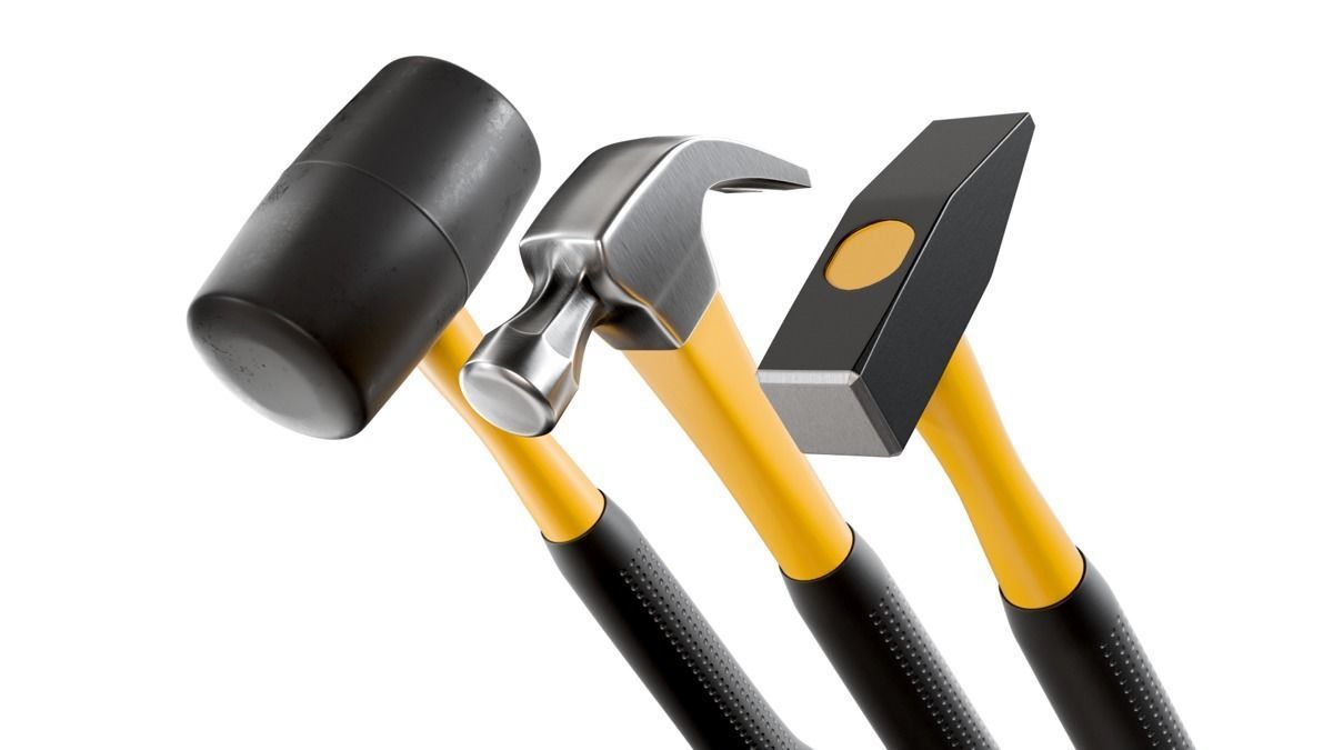 Hand tools collection 3D model_36