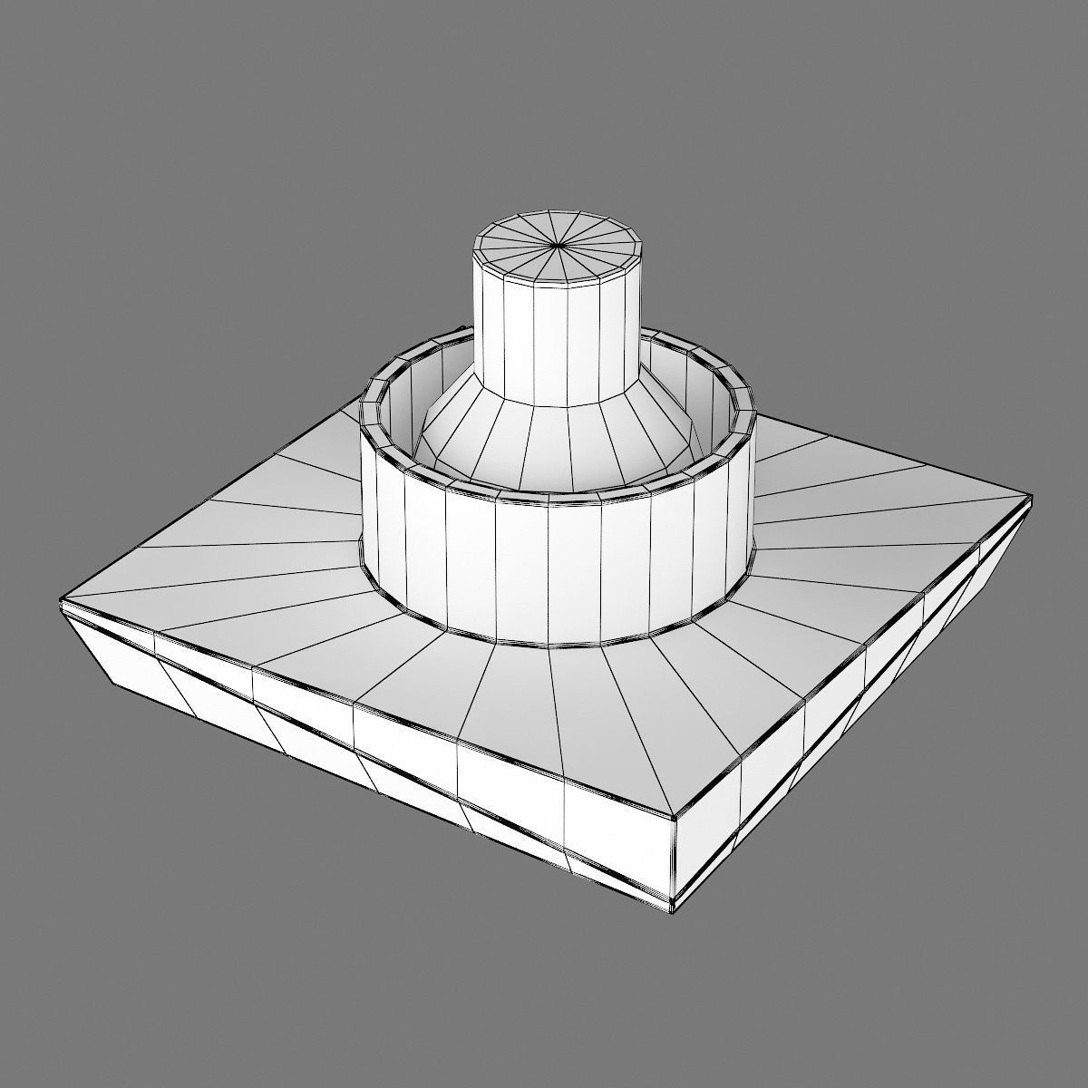 01100x Miriade Lightstar recessed spotlight 3D model_8