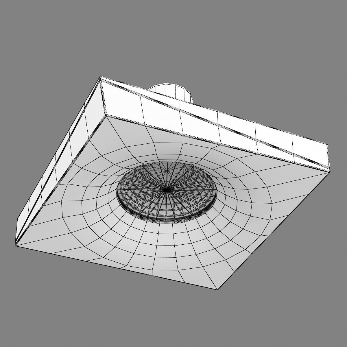01100x Miriade Lightstar recessed spotlight 3D model_7