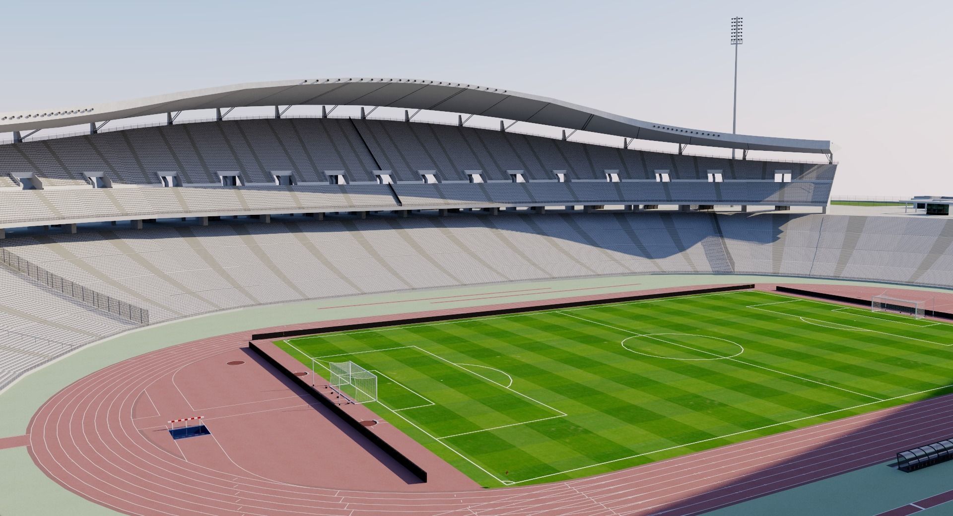 Ataturk Olympic Stadium - Istanbul - Turkey 3D model_7