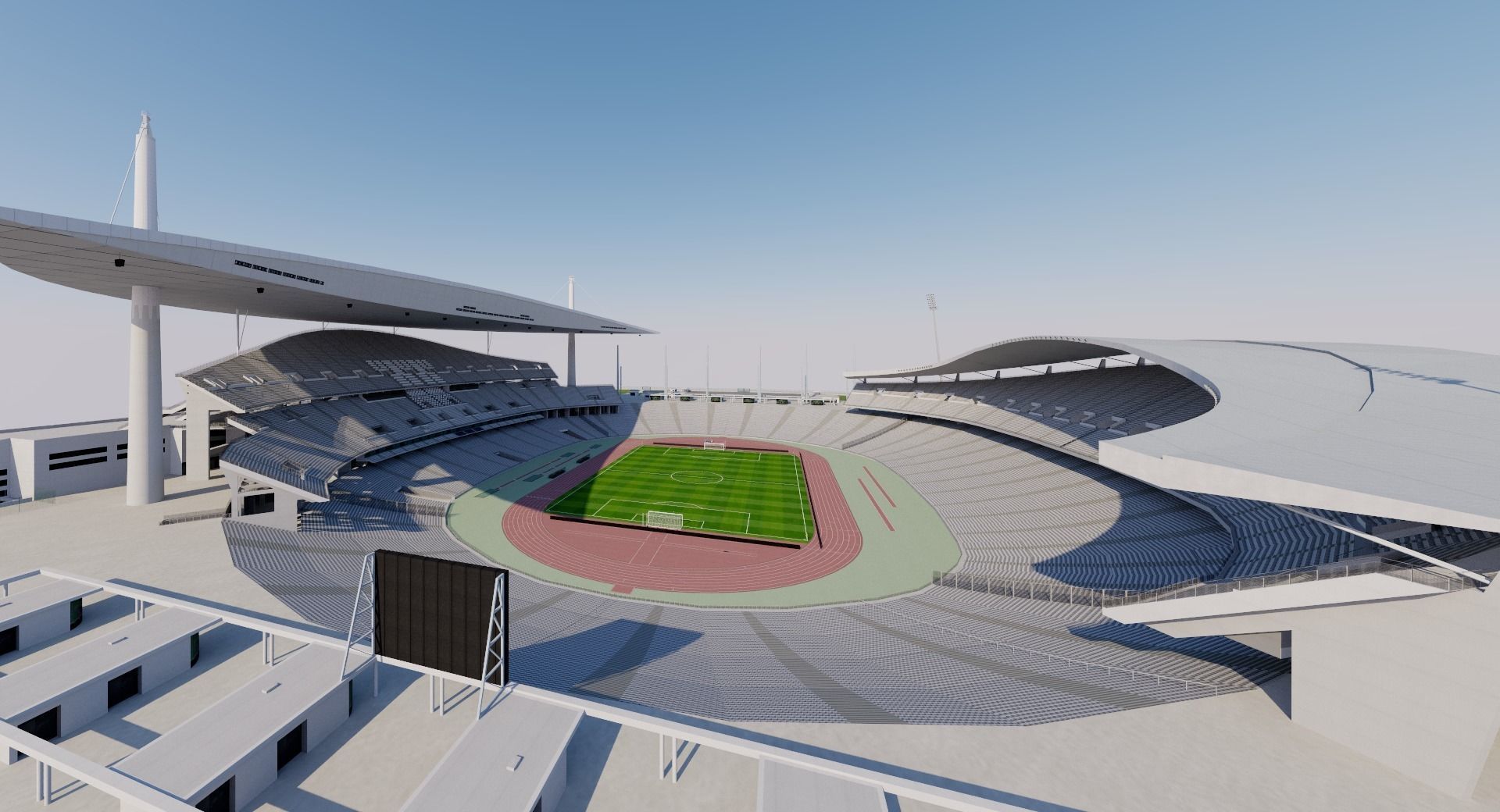 Ataturk Olympic Stadium - Istanbul - Turkey 3D model_10