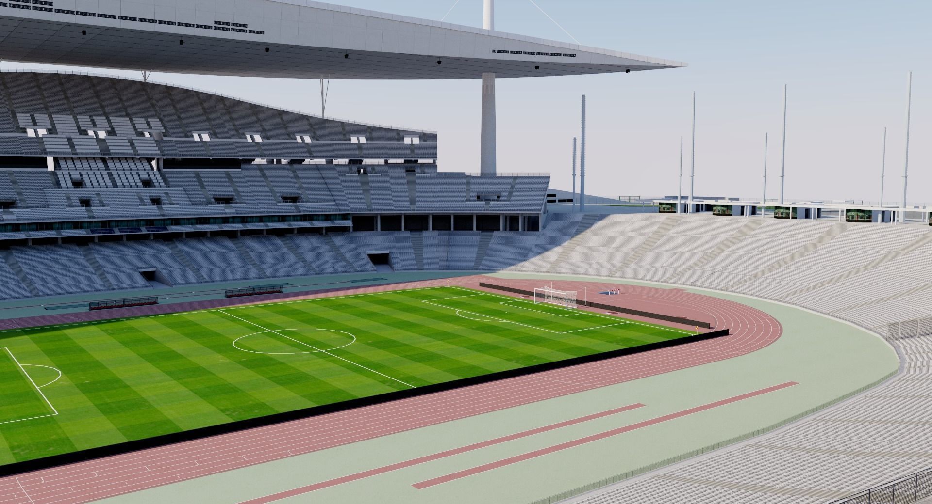 Ataturk Olympic Stadium - Istanbul - Turkey 3D model_8