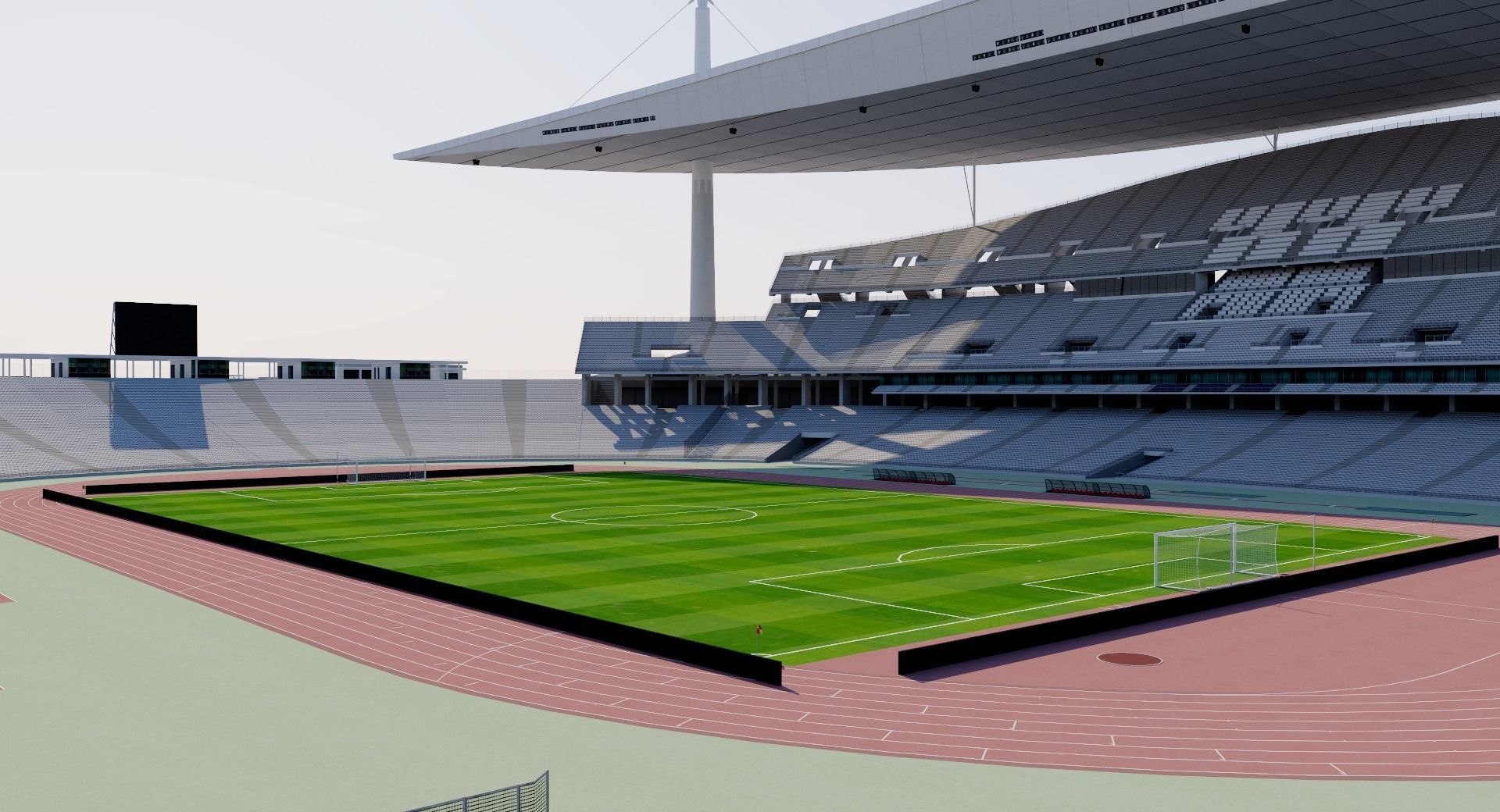 Ataturk Olympic Stadium - Istanbul - Turkey 3D model_9