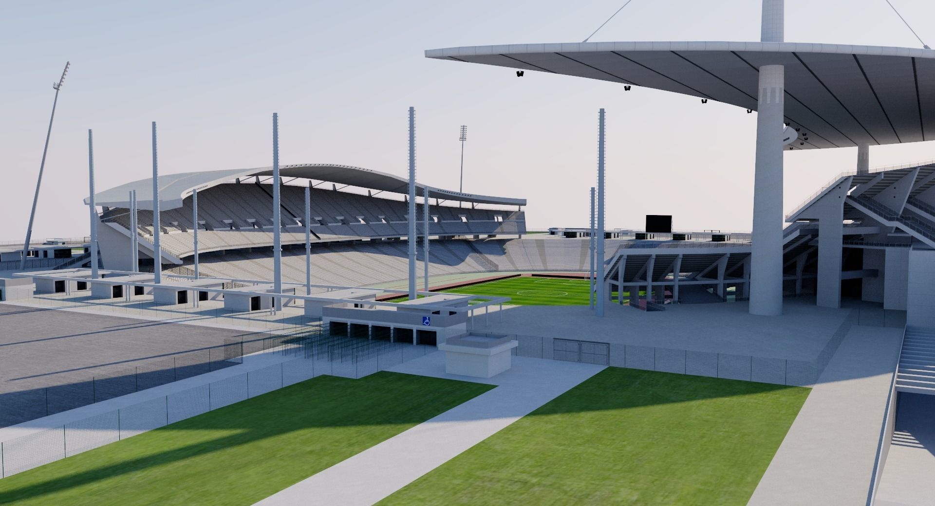 Ataturk Olympic Stadium - Istanbul - Turkey 3D model_6