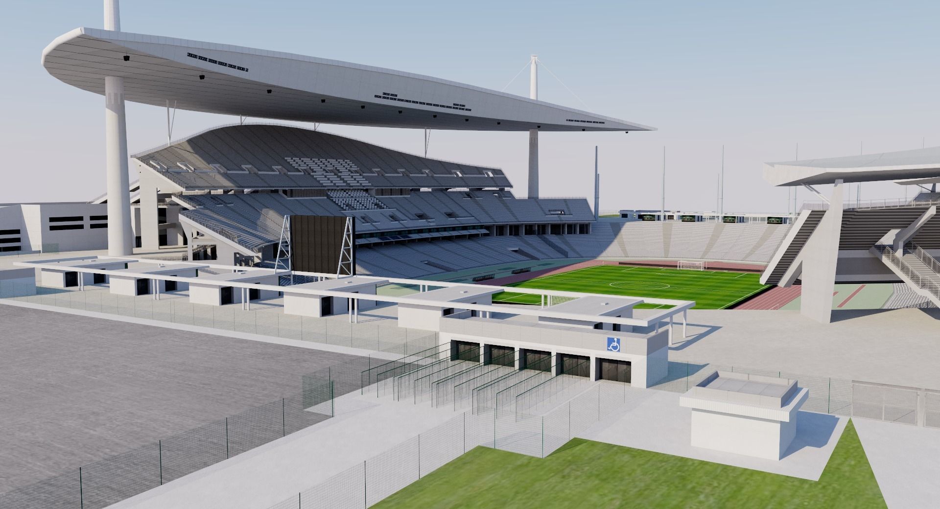 Ataturk Olympic Stadium - Istanbul - Turkey 3D model_2