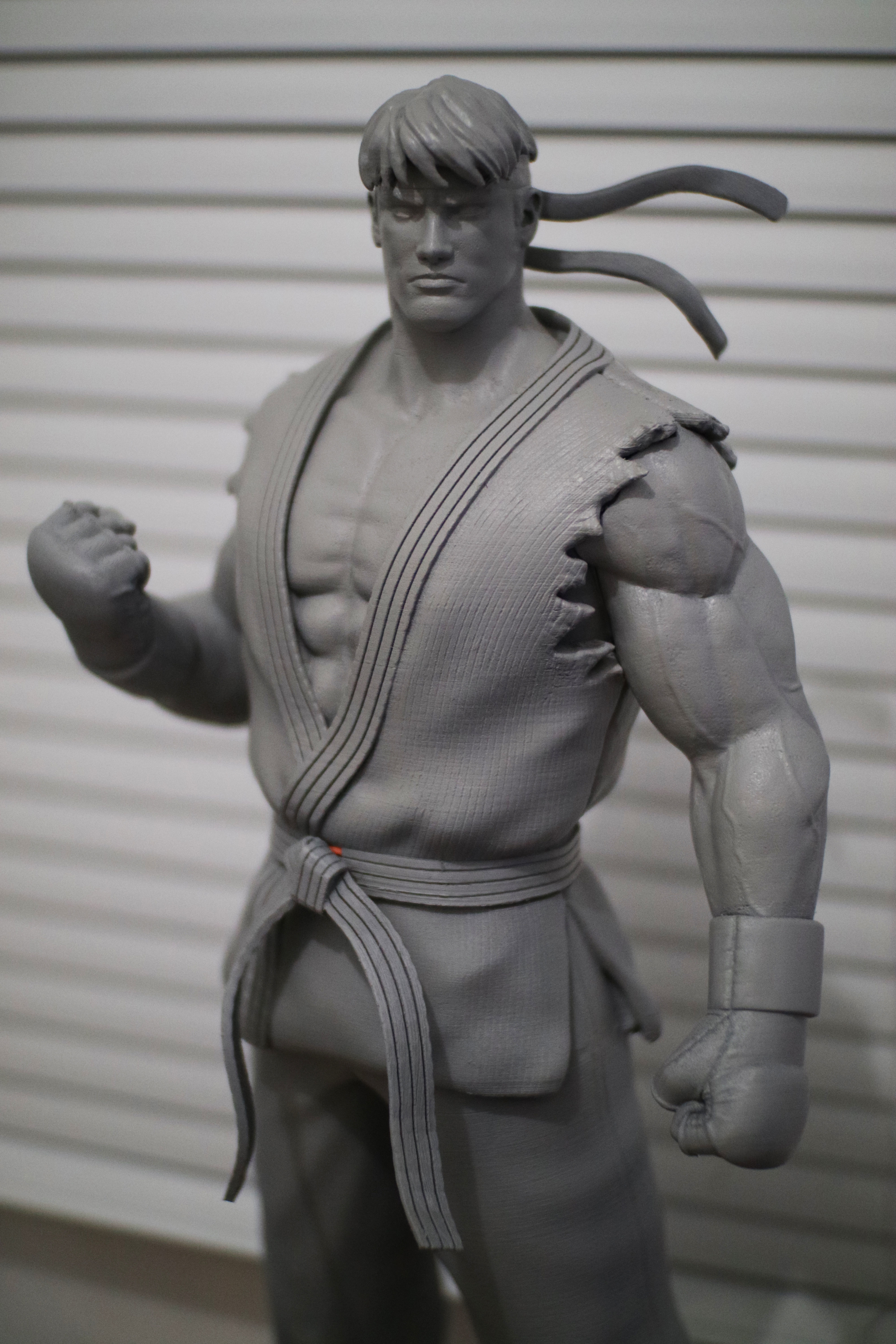 Ryu Street Fighter Fan-art Statue 3D print model_16