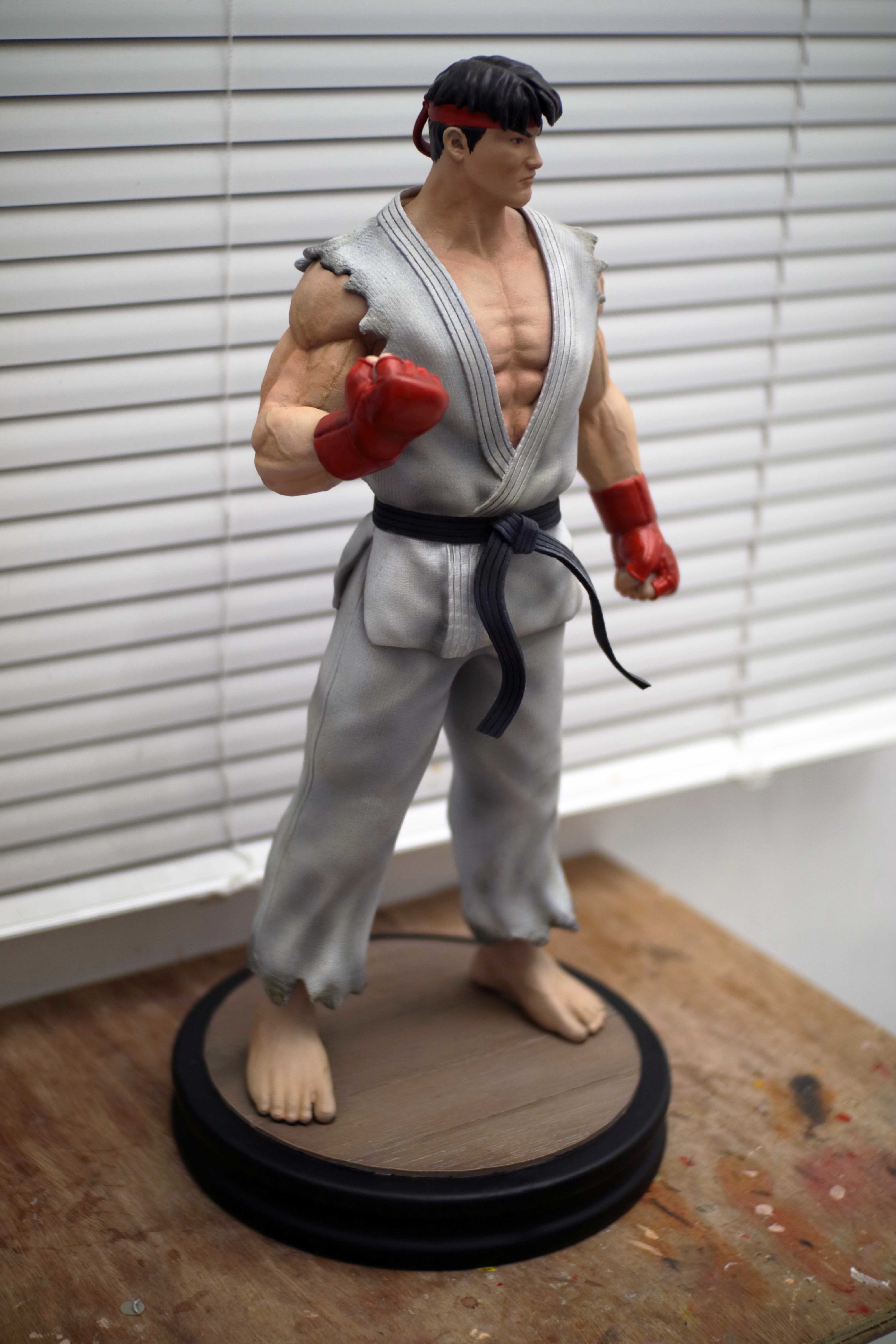 Ryu Street Fighter Fan-art Statue 3D print model_2