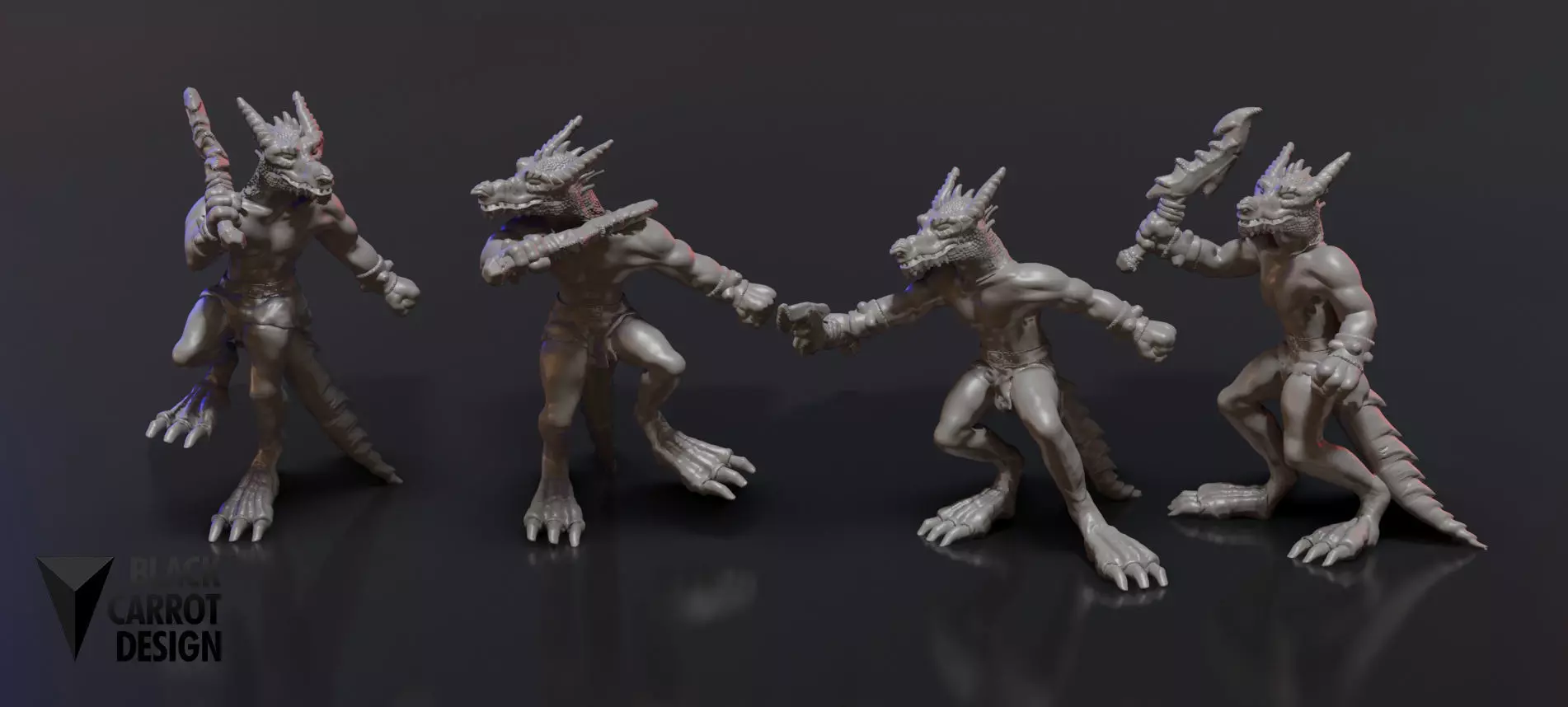 Kobolds - 4 poses 3D print model