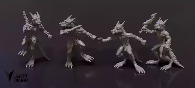 Kobolds - 4 poses 3D print model