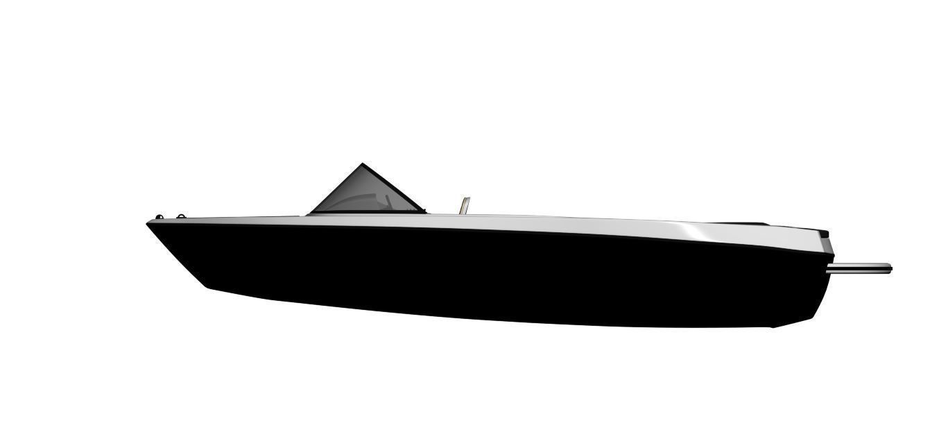 small canoe 3D model  3D model_1