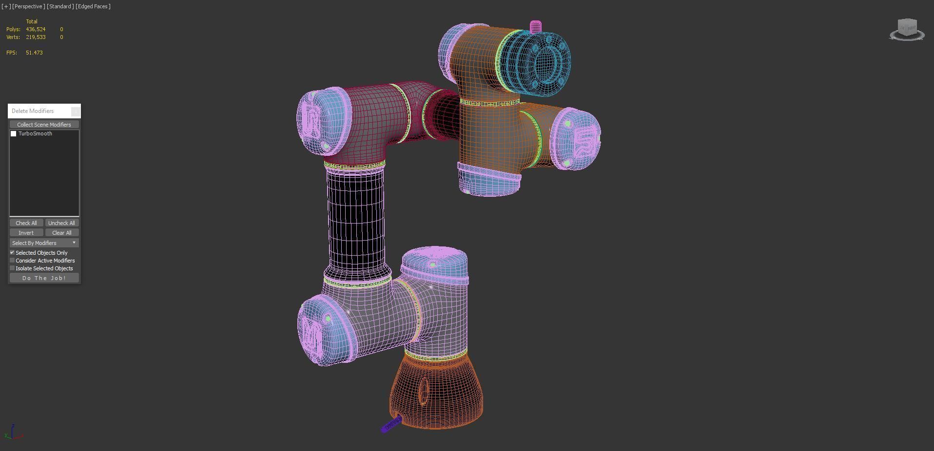 Photorealistic Universal Robots collaborative UR3 3D model_4