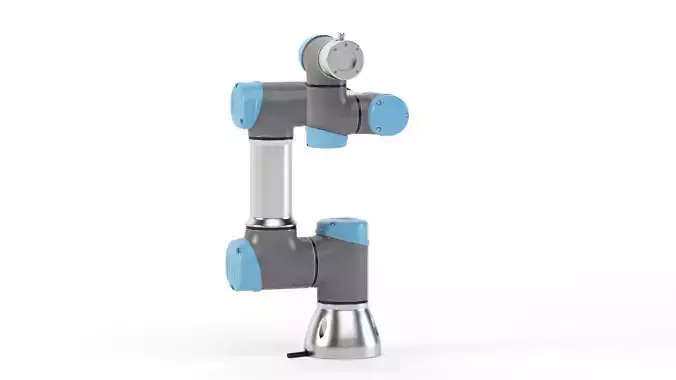 Photorealistic Universal Robots collaborative UR3 3D model