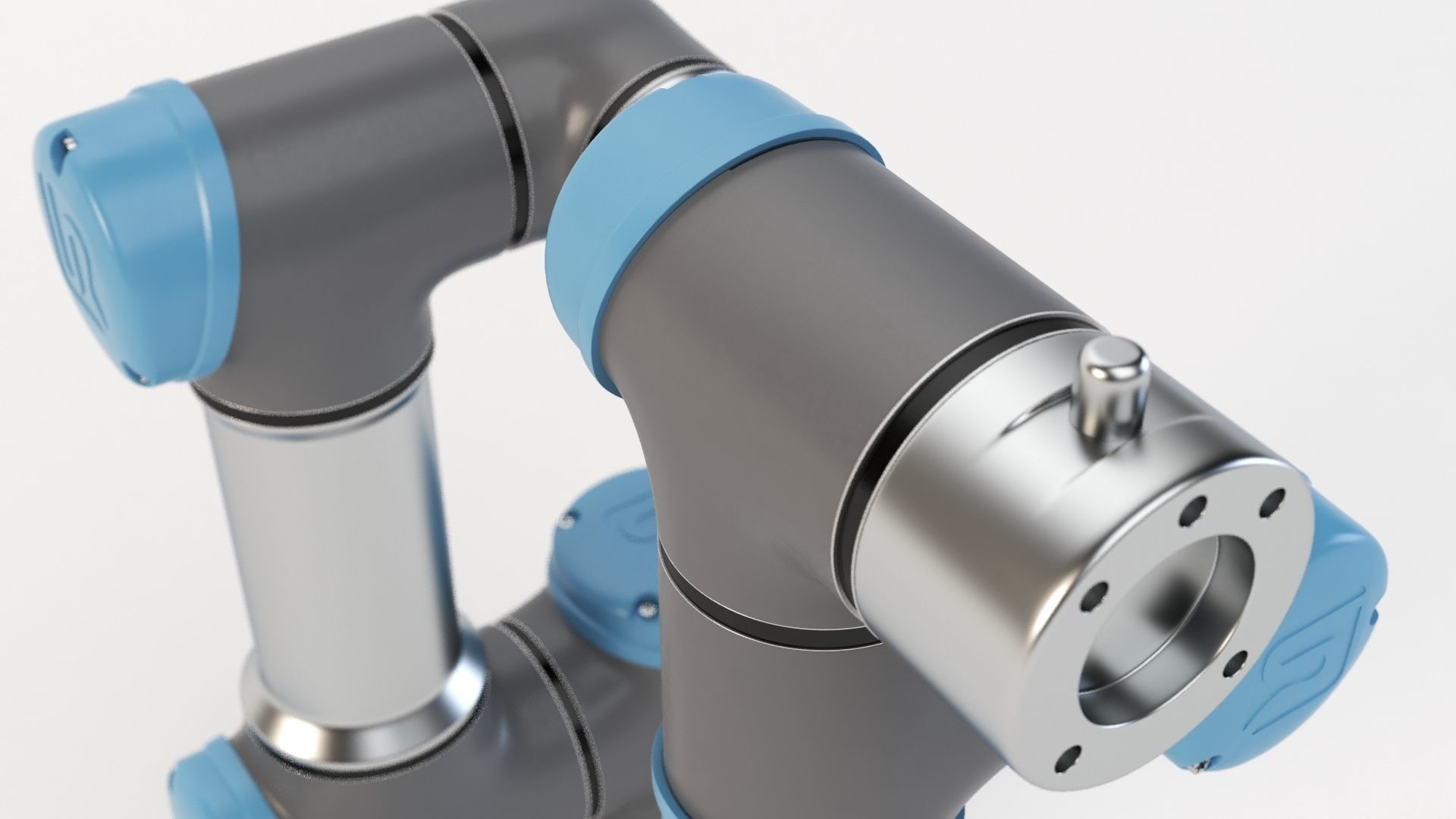 Photorealistic Universal Robots collaborative UR3 3D model_8